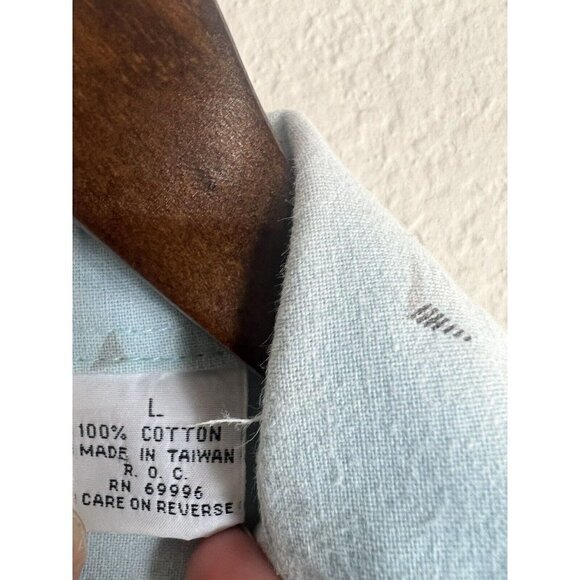 VINTAGE Permit shirt geometric 80s 90s surf skate made in Taiwan ROC size L - Picture 4 of 6